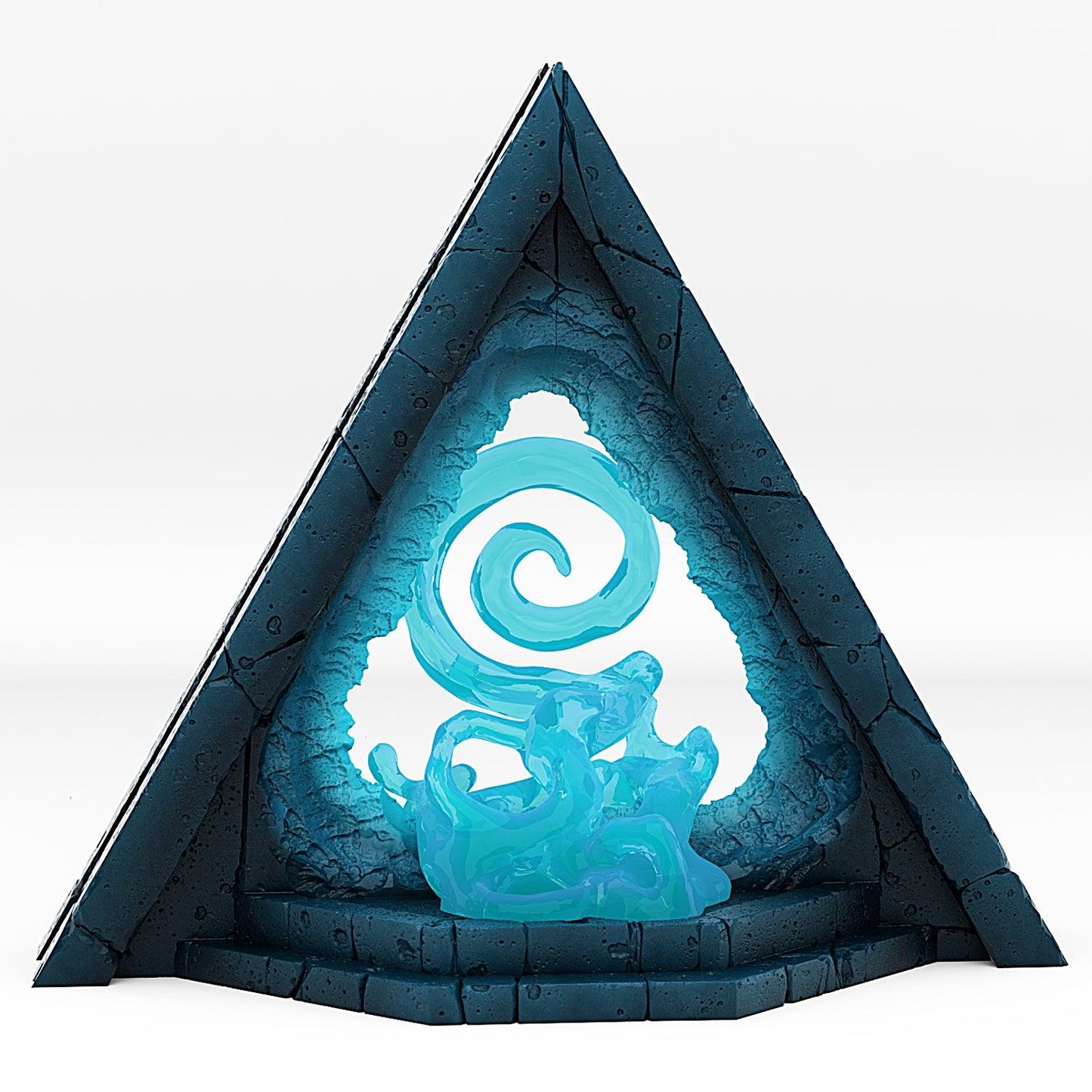 3D Printed Fantastic Portals and Effects Alien Pyramid Portal 28mm - 32mm D&D Wargaming - 3D Printing Boss 