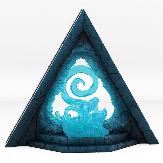 3D Printed Fantastic Portals and Effects Alien Pyramid Portal 28mm - 32mm D&D Wargaming - 3D Printing Boss 