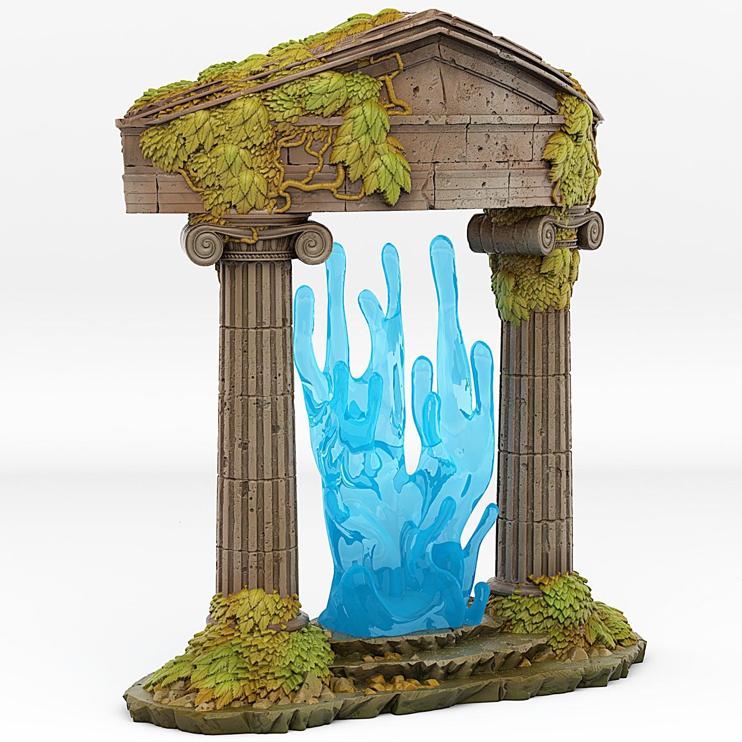 3D Printed Fantastic Portals and Effects Ancient Greek Portal 28mm - 32mm D&D Wargaming - 3D Printing Boss 