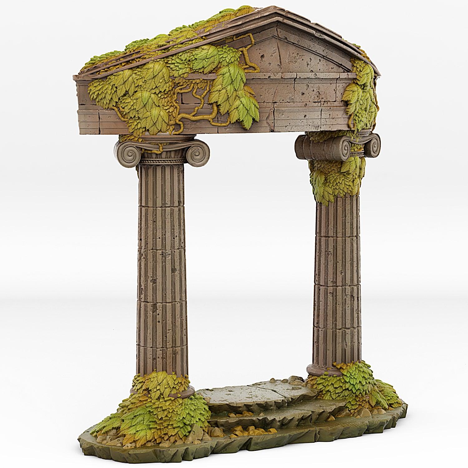 3D Printed Fantastic Portals and Effects Ancient Greek Portal 28mm - 32mm D&D Wargaming - 3D Printing Boss 