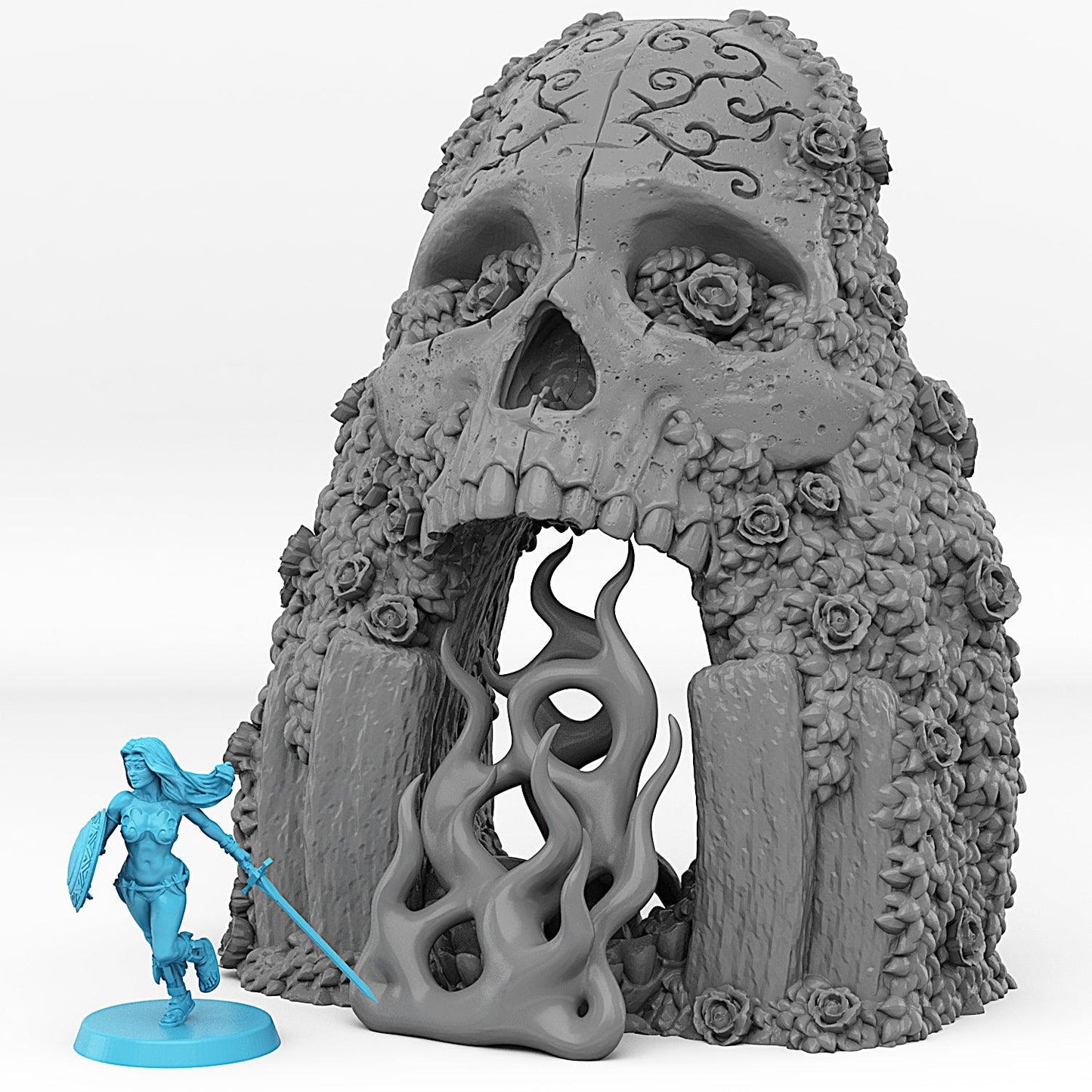 3D Printed Fantastic Portals and Effects Cadavera Portal 28mm - 32mm D&D Wargaming - 3D Printing Boss 