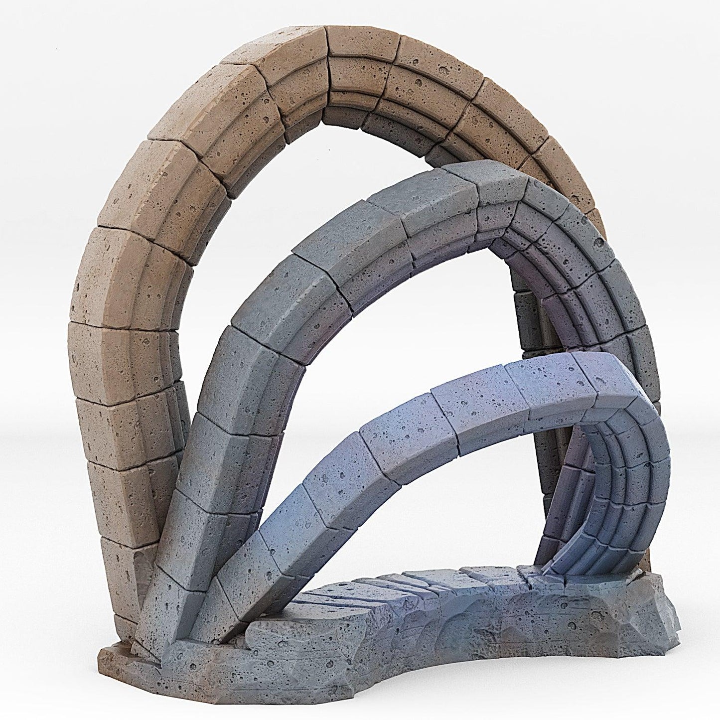 3D Printed Fantastic Portals and Effects Celestial Portal 28mm - 32mm D&D Wargaming - 3D Printing Boss 