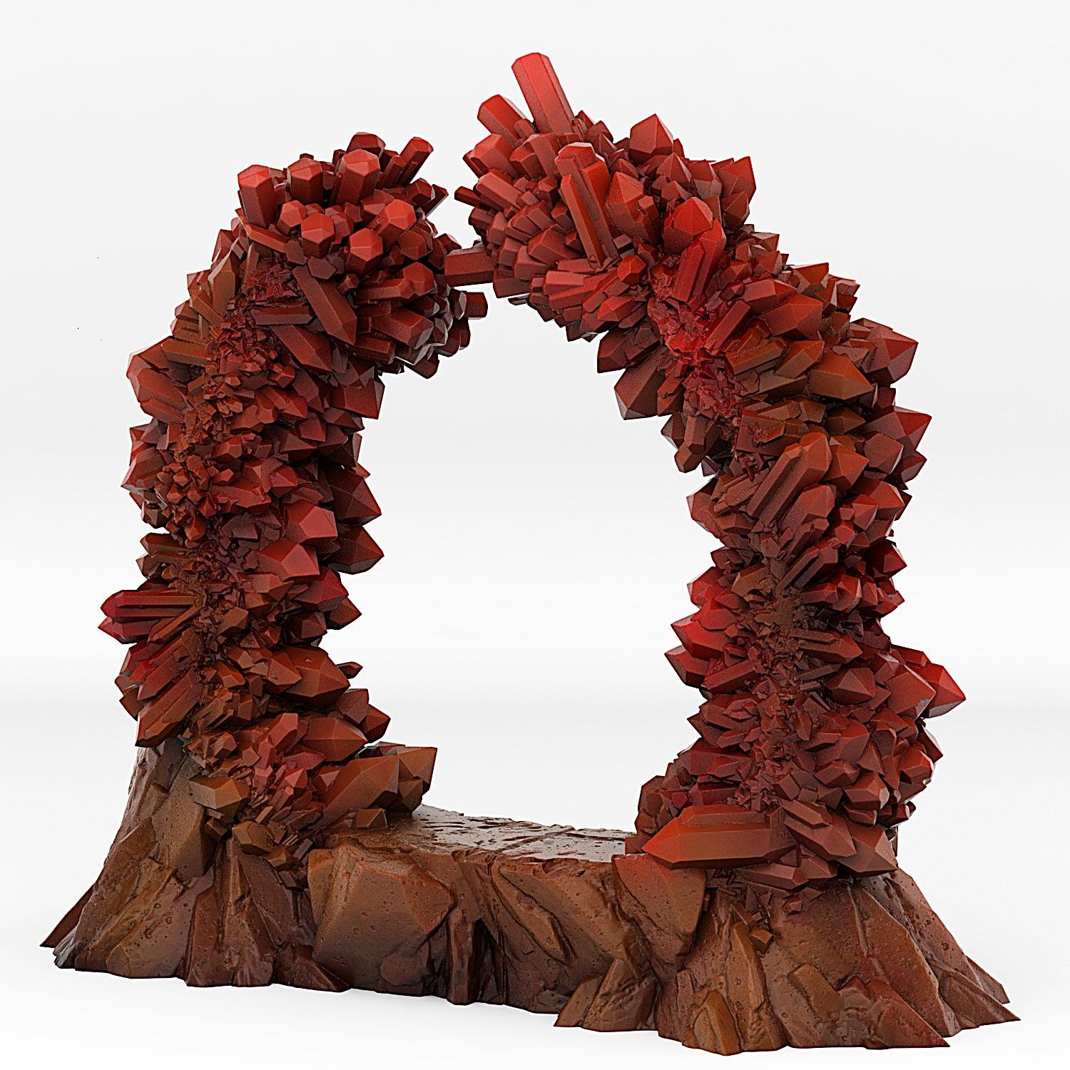 3D Printed Fantastic Portals and Effects Crystal Portal 28mm - 32mm D&D Wargaming - 3D Printing Boss 