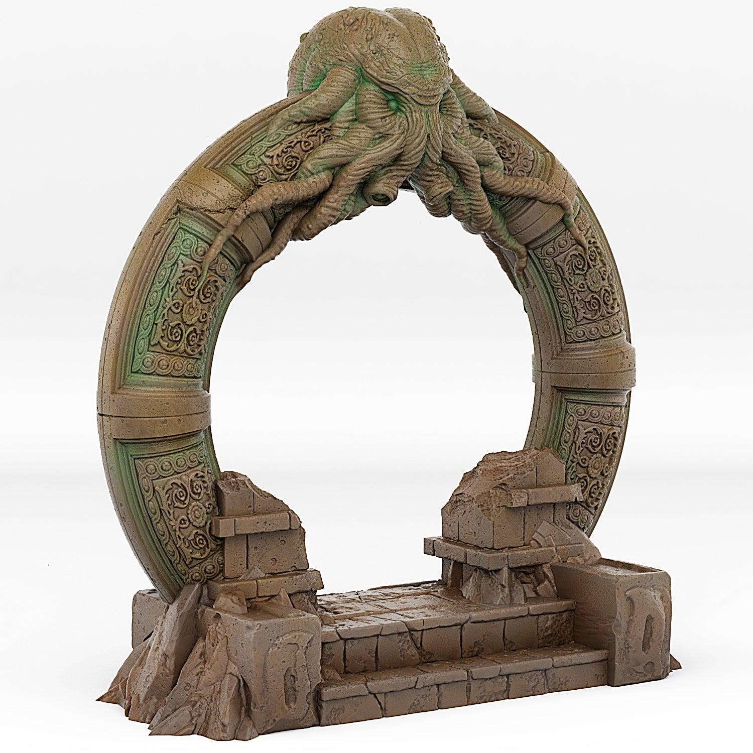 3D Printed Fantastic Portals and Effects Cthulhu's Portal 28mm - 32mm D&D Wargaming - 3D Printing Boss 