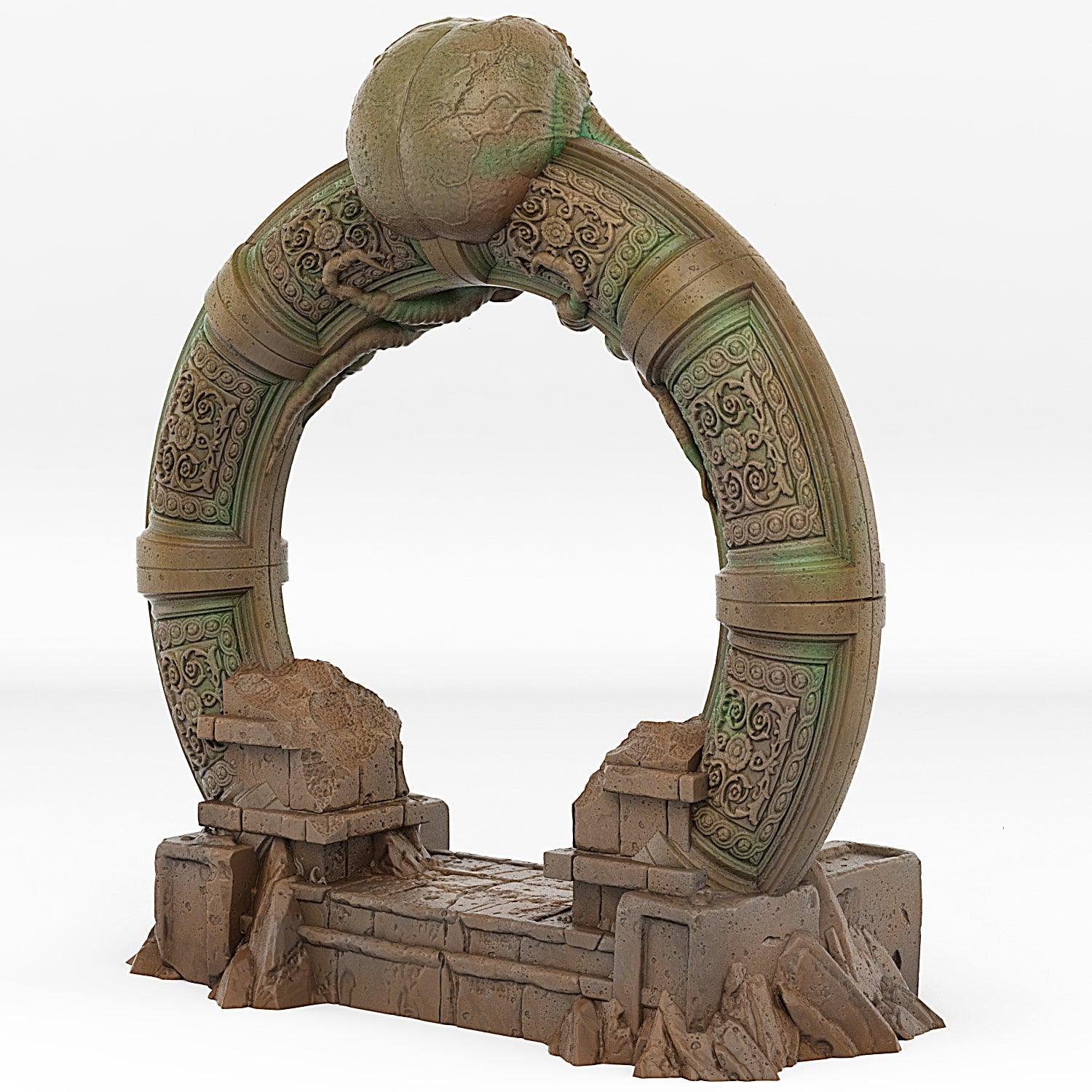 3D Printed Fantastic Portals and Effects Cthulhu's Portal 28mm - 32mm D&D Wargaming - 3D Printing Boss 