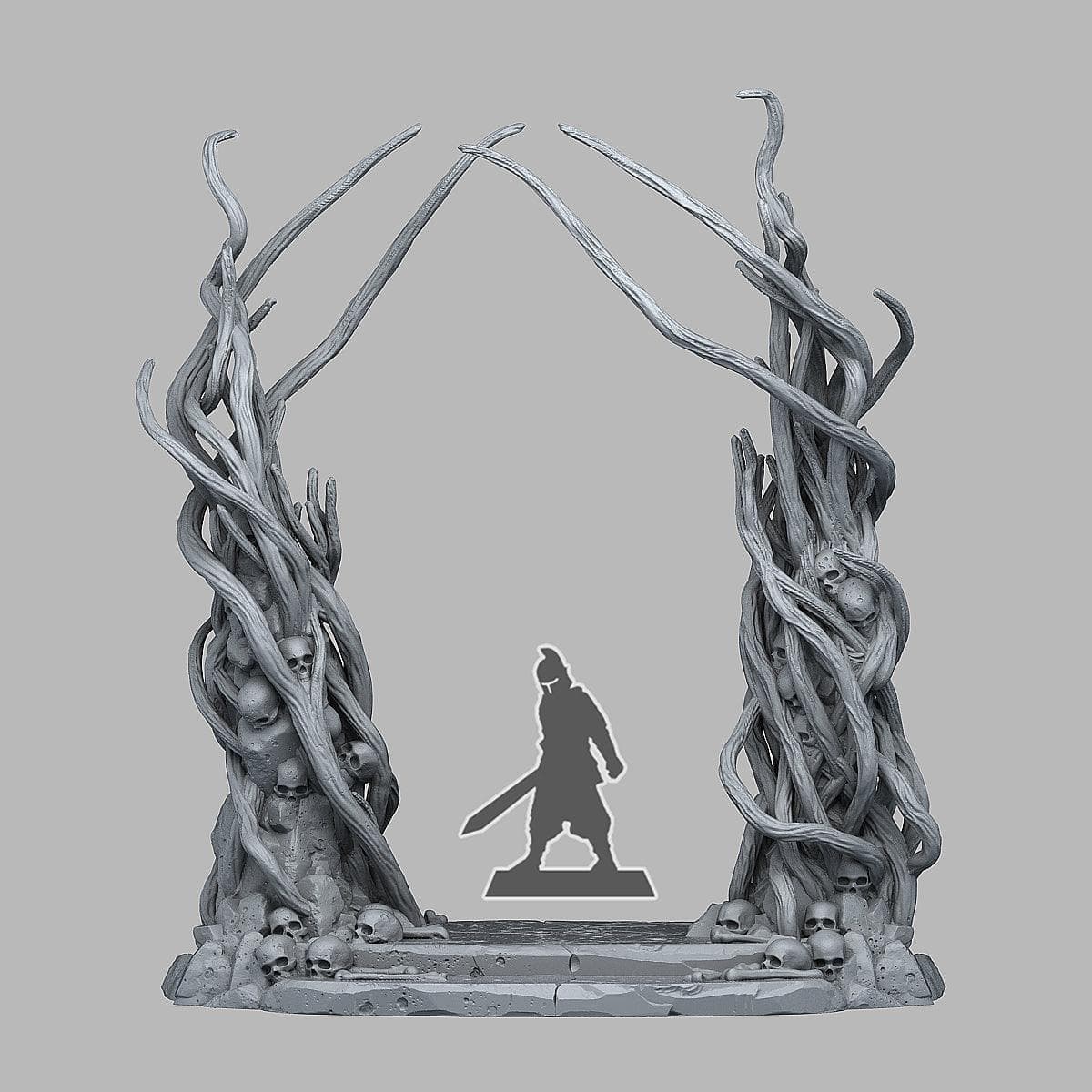 3D Printed Fantastic Portals and Effects Dark Forest Portal 28mm - 32mm D&D Wargaming - 3D Printing Boss 