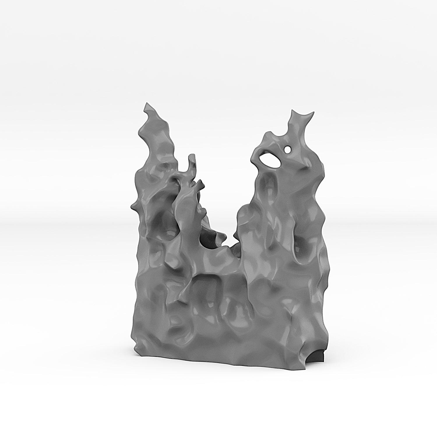 3D Printed Fantastic Portals and Effects Dungeon Entrance Portal 28mm - 32mm D&D Wargaming - 3D Printing Boss 