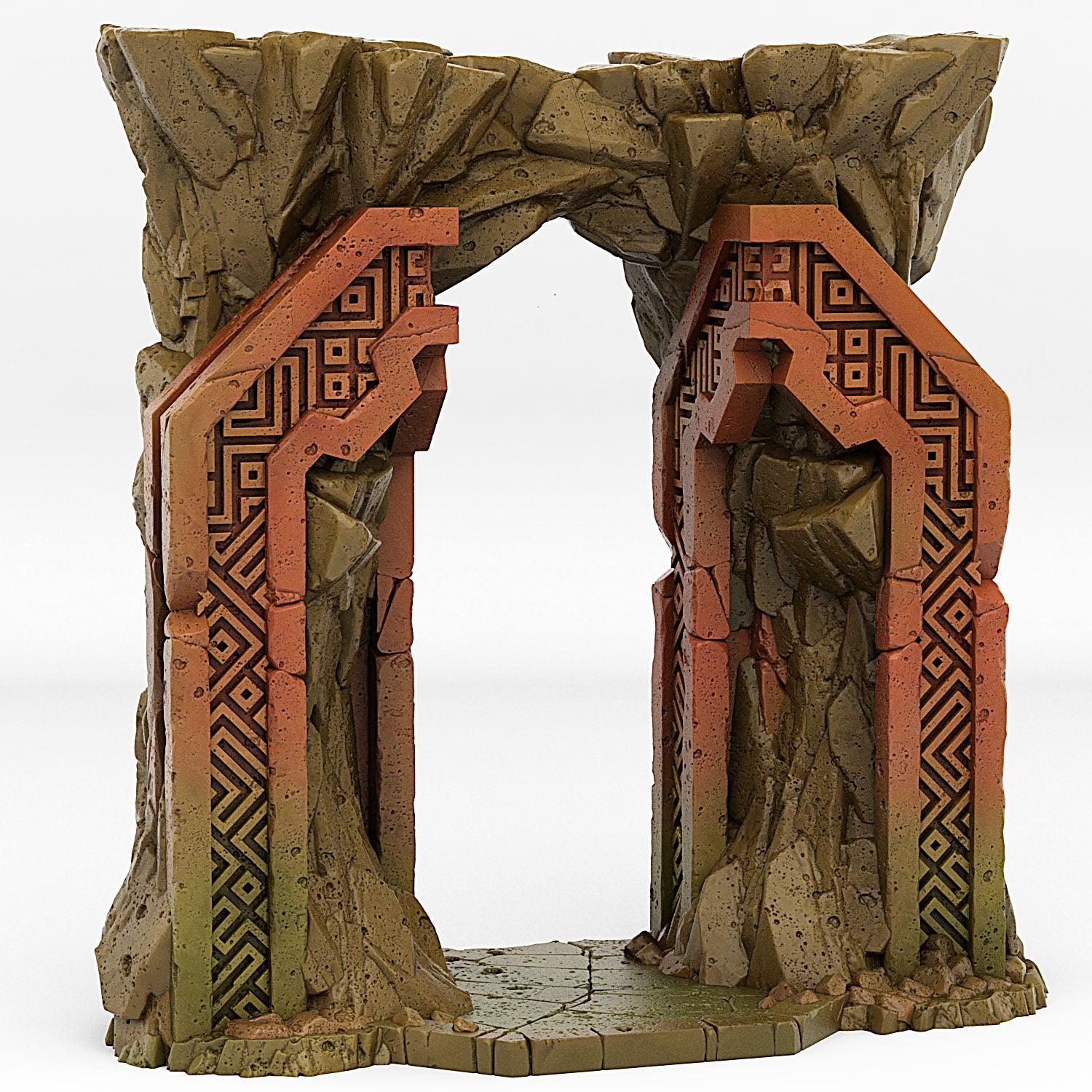 3D Printed Fantastic Portals and Effects Dwarf Portal 28mm - 32mm D&D Wargaming - 3D Printing Boss 