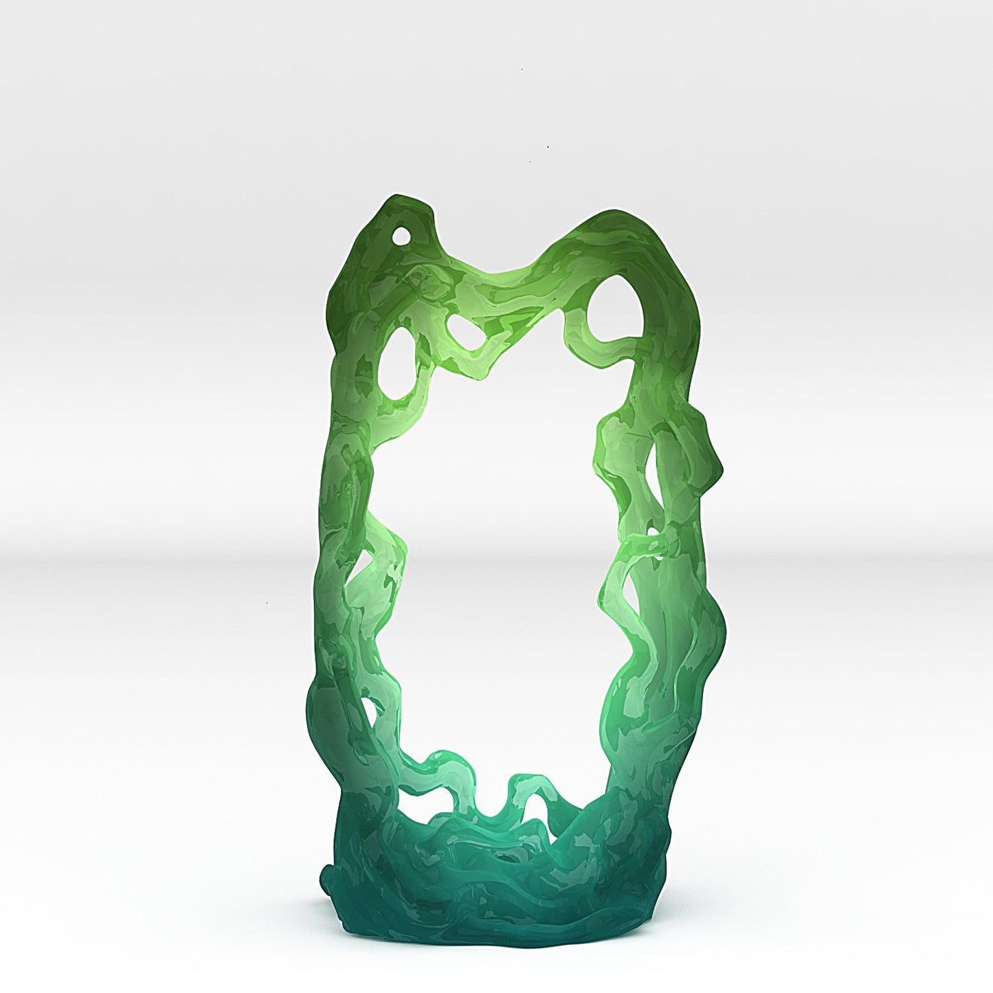 3D Printed Fantastic Portals and Effects Elfic Portal 28mm - 32mm D&D Wargaming - 3D Printing Boss 