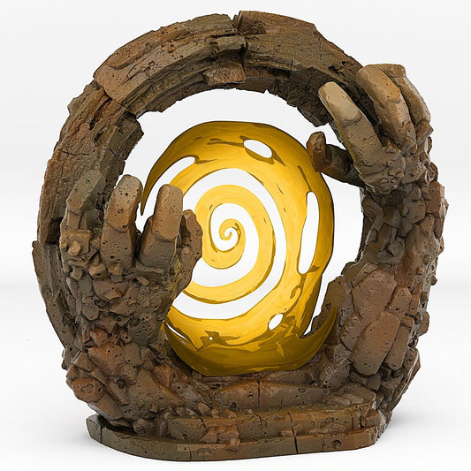 3D Printed Fantastic Portals and Effects Golem Portal 28mm - 32mm D&D Wargaming - 3D Printing Boss 