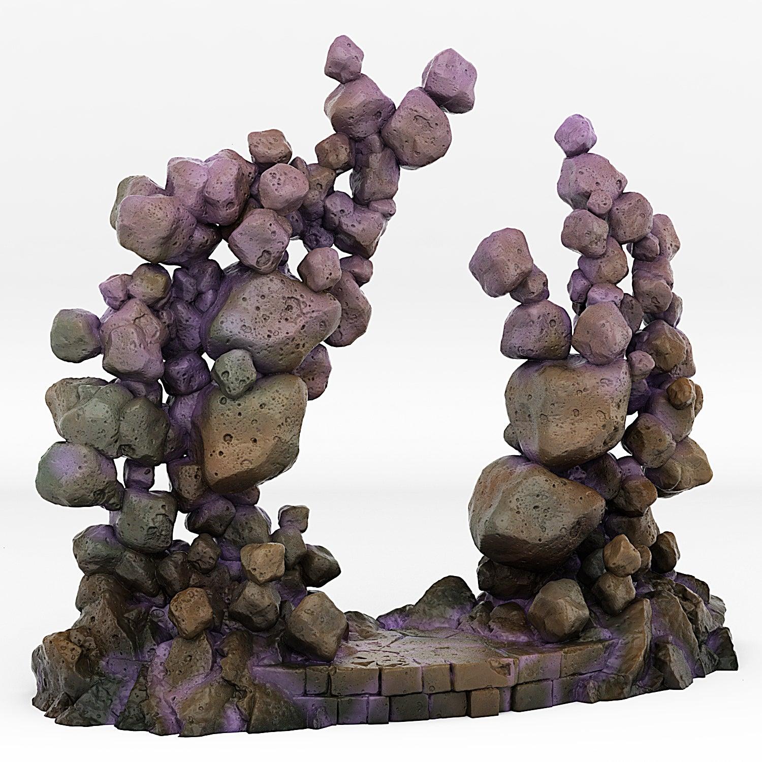3D Printed Fantastic Portals and Effects Gravity Portal 28mm - 32mm D&D Wargaming - 3D Printing Boss 