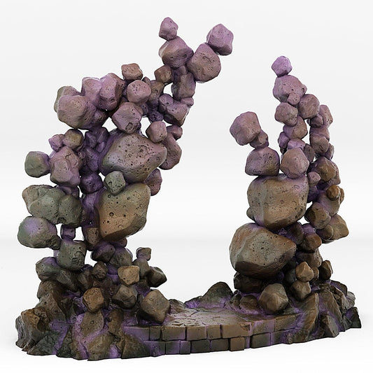 3D Printed Fantastic Portals and Effects Gravity Portal 28mm - 32mm D&D Wargaming - 3D Printing Boss 