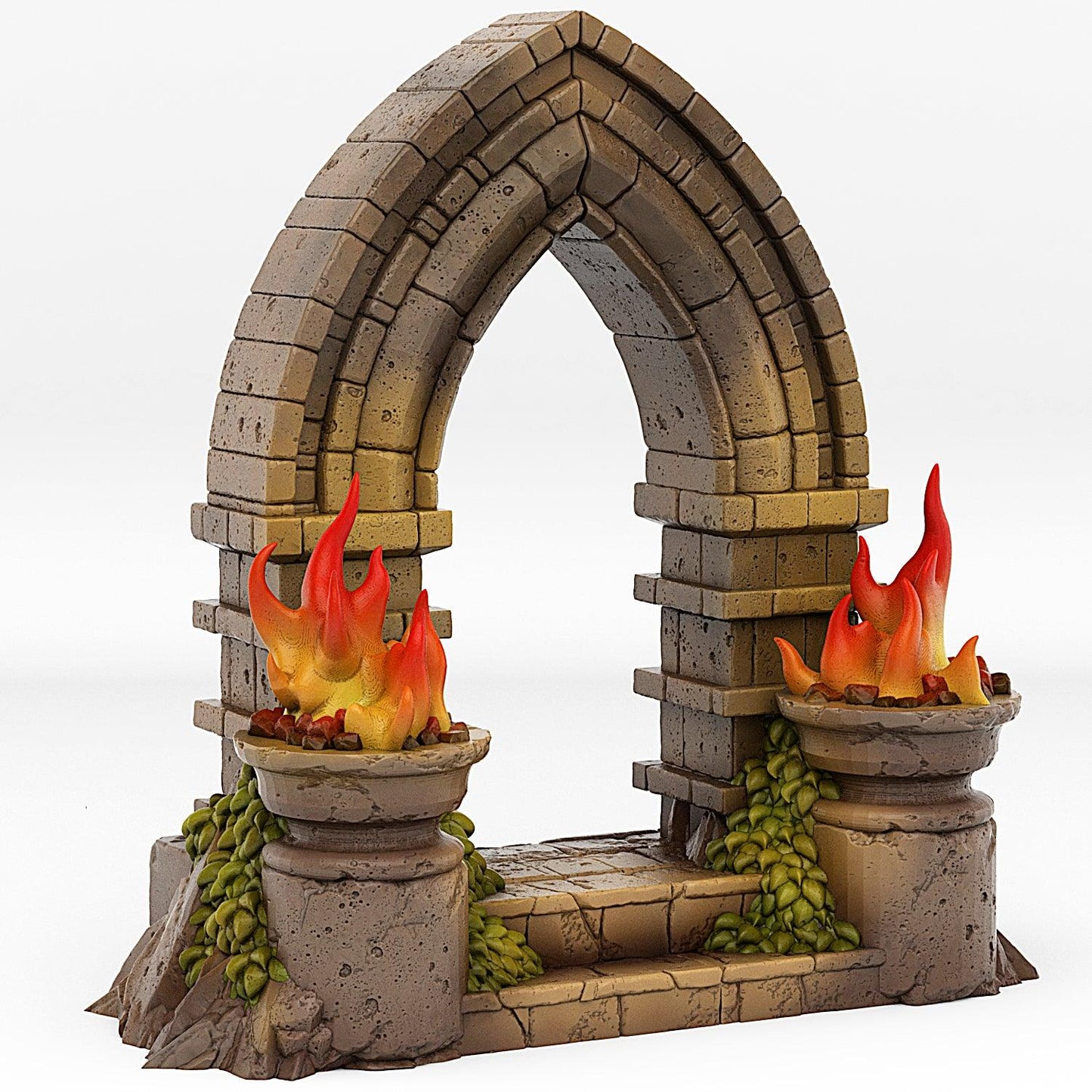 3D Printed Fantastic Portals and Effects Haunted Castle Portal 28mm - 32mm D&D Wargaming - 3D Printing Boss 