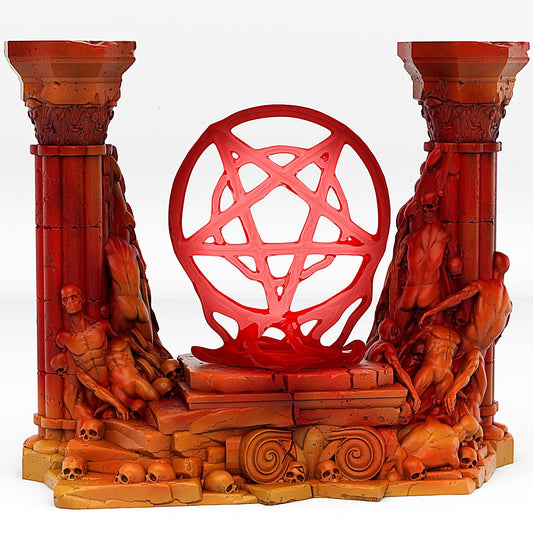 3D Printed Fantastic Portals and Effects Hell Portal 28mm - 32mm D&D Wargaming - 3D Printing Boss 