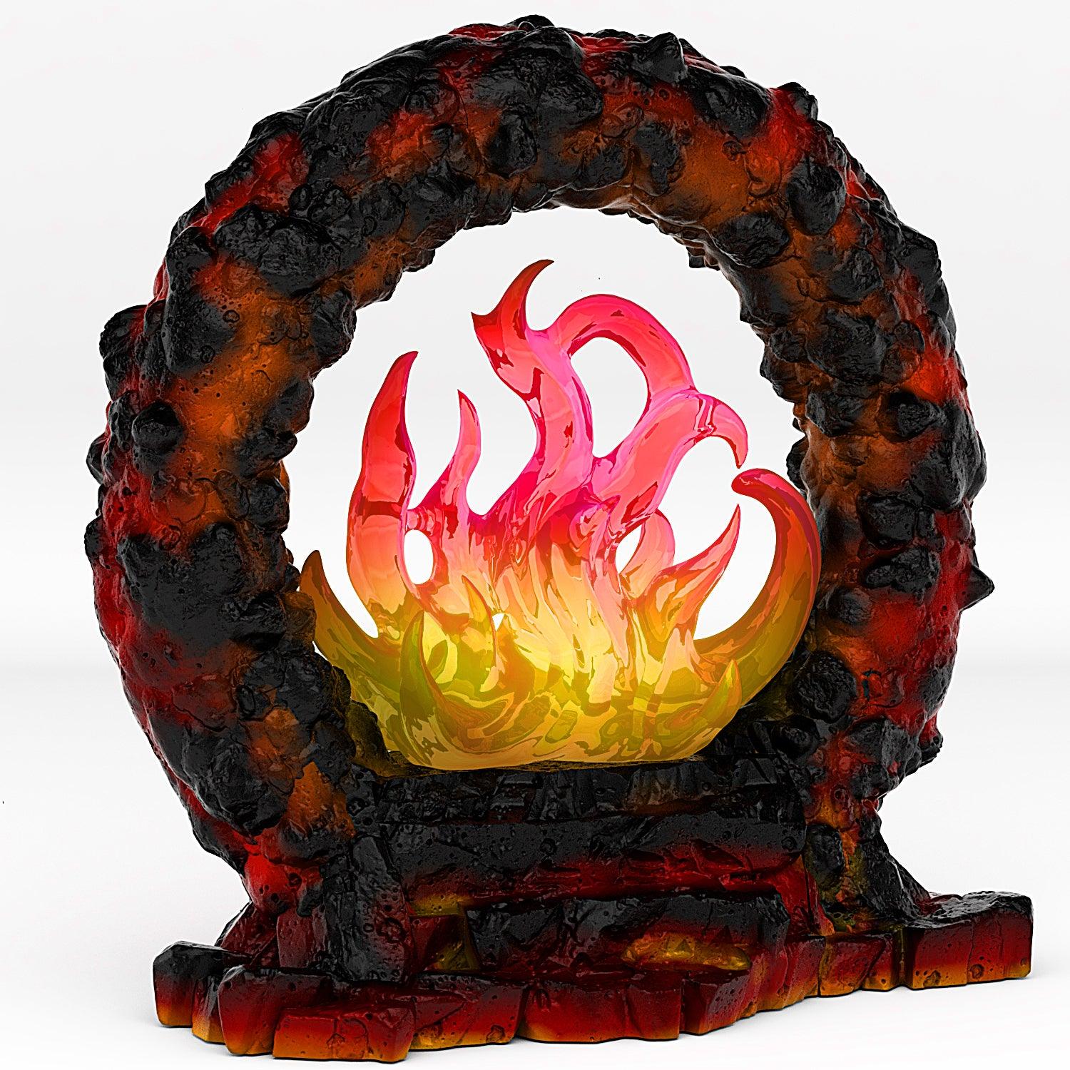 3D Printed Fantastic Portals and Effects Lava Portal 28mm - 32mm D&D Wargaming - 3D Printing Boss 