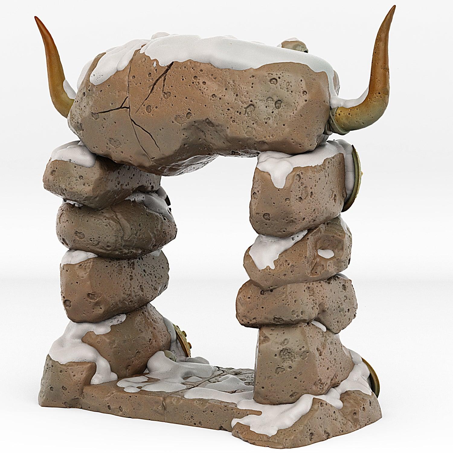 3D Printed Fantastic Portals and Effects Northmen Portal 28mm - 32mm D&D Wargaming - 3D Printing Boss 