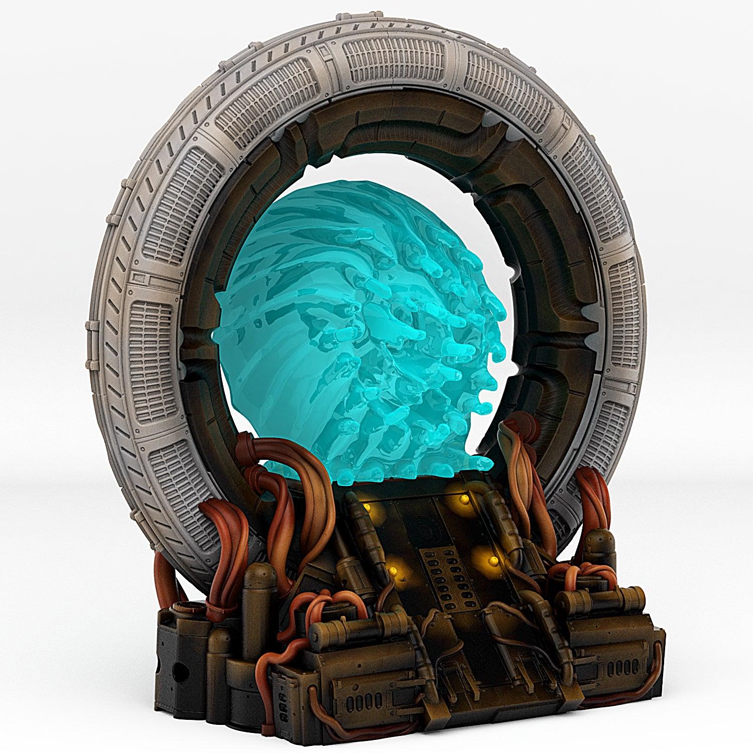 3D Printed Fantastic Portals and Effects Stars Portal 28mm - 32mm D&D Wargaming - 3D Printing Boss 