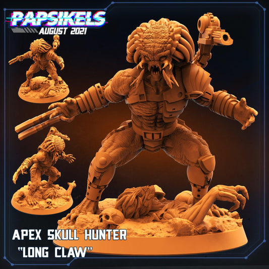 3D Printed Papsikels Cyberpunk Sci-Fi Apex Skull Hunter Longclaw - 28mm 32mm - 3D Printing Boss 