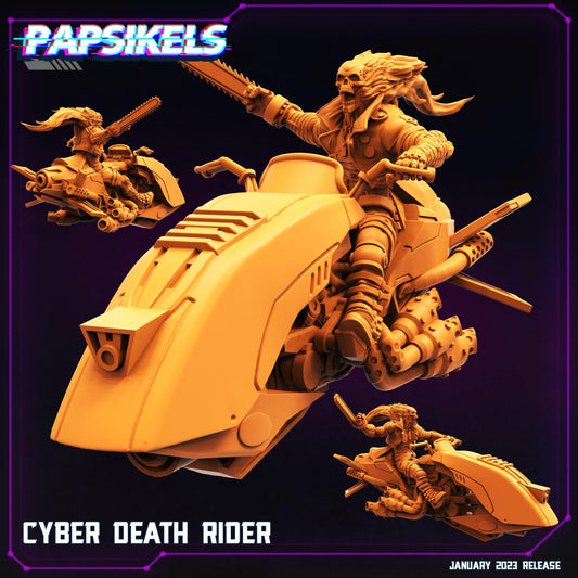 3D Printed Papsikels Cyberpunk Sci-Fi Cyber Death Rider 28mm 32mm - 3D Printing Boss 