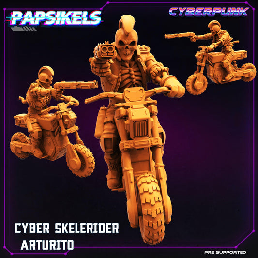 3D Printed Papsikels Cyberpunk Sci-Fi Cyber Skelerider Arturito - 28mm 32mm - 3D Printing Boss 
