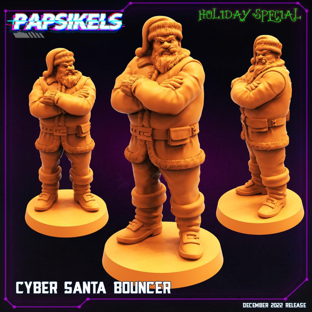 3D Printed Papsikels Cyberpunk Sci-Fi Cyber Stanta Bouncer - 28mm 32mm - 3D Printing Boss 