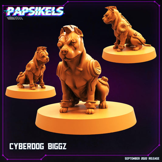 3D Printed Papsikels Cyberpunk Sci-Fi Cyberdog Biggz - 28mm 32mm - 3D Printing Boss 