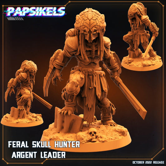 3D Printed Papsikels Cyberpunk Sci-Fi Feral Vixen Skull Hunter Set - 28mm 32mm - 3D Printing Boss 