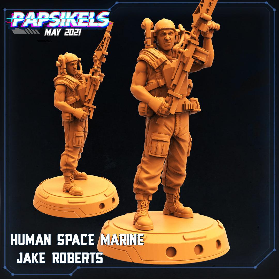 3D Printed Papsikels Cyberpunk Sci-Fi Fireteam Alkasid Set - 28mm 32mm - 3D Printing Boss 