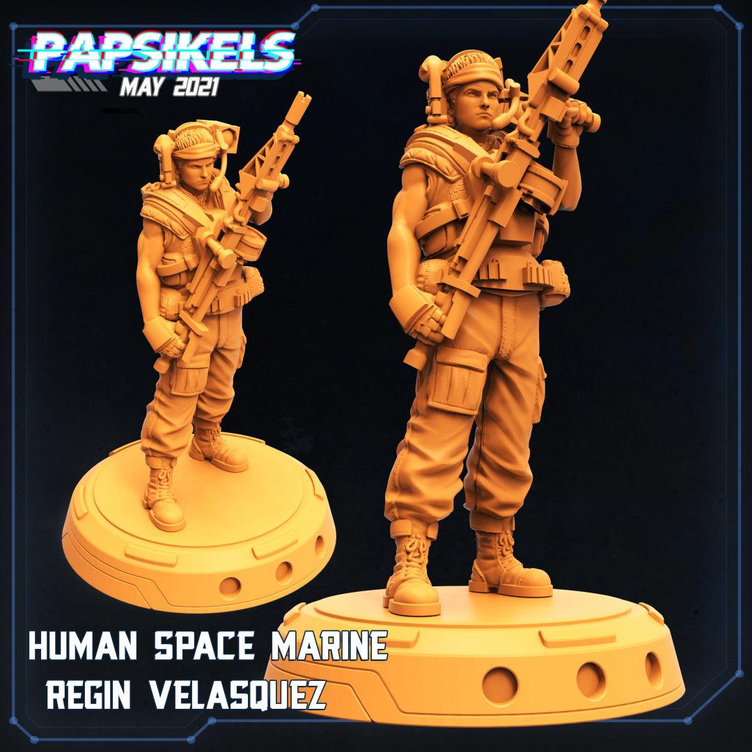 3D Printed Papsikels Cyberpunk Sci-Fi Fireteam Alkasid Set - 28mm 32mm - 3D Printing Boss 