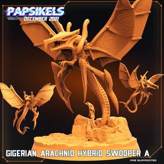 3D Printed Papsikels Cyberpunk Sci-Fi Gigerian Arachnid Hybrid Reaper A - 28mm 32mm - 3D Printing Boss 