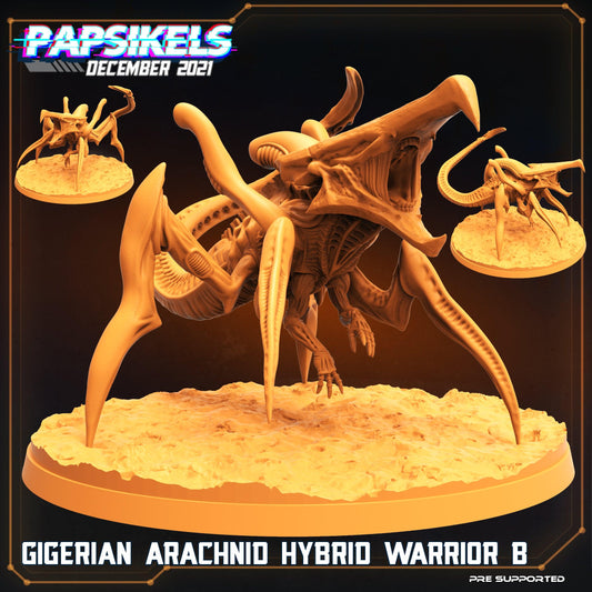 3D Printed Papsikels Cyberpunk Sci-Fi Gigerian Arachnid Hybrid Warrior B - 28mm 32mm - 3D Printing Boss 