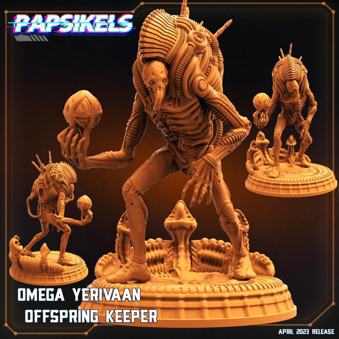 3D Printed Papsikels Cyberpunk Sci-Fi - Omega Yerivaan Offspring Keeper - 28mm 32mm - 3D Printing Boss 