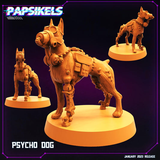 3D Printed Papsikels Cyberpunk Sci-Fi -Psycho Dog - 28mm 32mm - 3D Printing Boss 