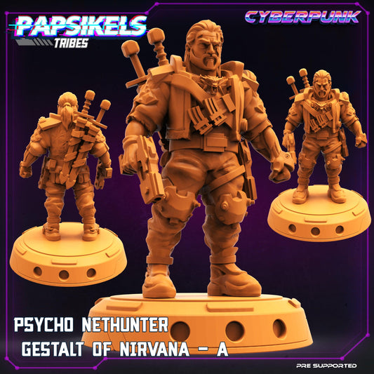 3D Printed Papsikels Cyberpunk Sci-Fi Psycho Nethunter Gestalt Of Nirvana A - 28mm 32mm - 3D Printing Boss 