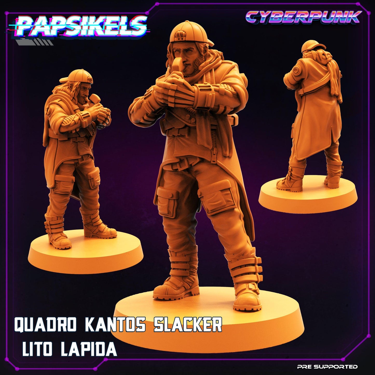 3D Printed Papsikels Cyberpunk Sci-Fi Quadro Kantos Set - 28mm 32mm - 3D Printing Boss 