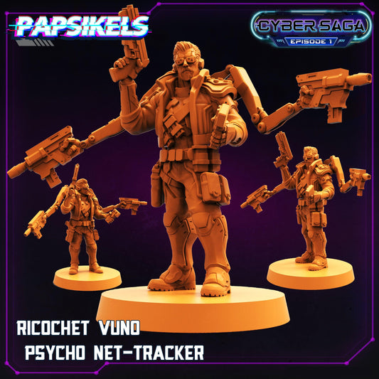 3D Printed Papsikels Cyberpunk Sci-Fi Ricochet Vuno Psycho Net Tracker Cyber Saga - 28mm 32mm - 3D Printing Boss 