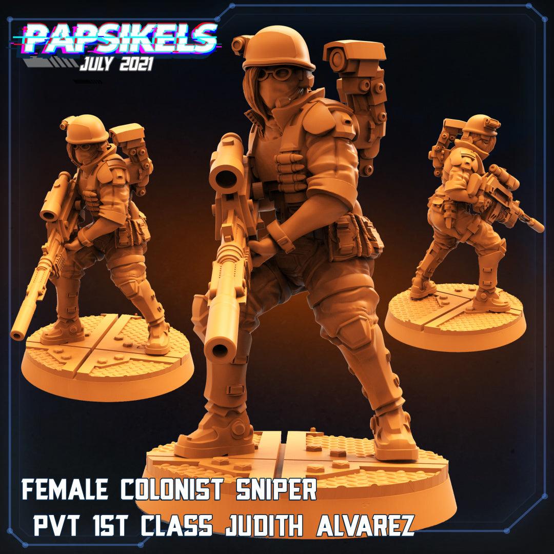 3D Printed Papsikels Cyberpunk Sci-Fi Team Valkyrie Set - 28mm 32mm - 3D Printing Boss 