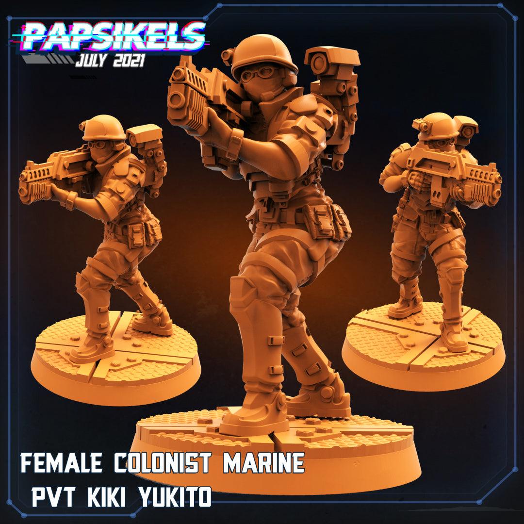 3D Printed Papsikels Cyberpunk Sci-Fi Team Valkyrie Set - 28mm 32mm - 3D Printing Boss 