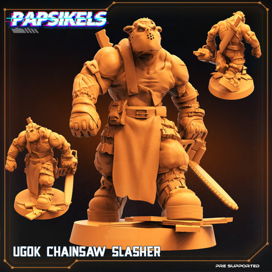 3D Printed Papsikels Cyberpunk Sci-Fi Ugok Chainsaw Slasher - 28mm 32mm - 3D Printing Boss 