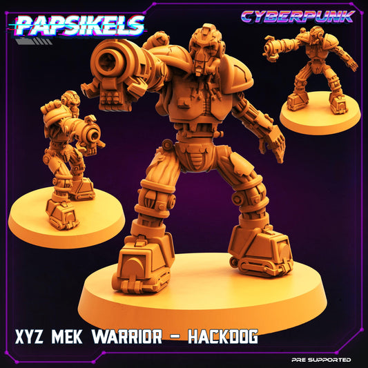 3D Printed Papsikels Cyberpunk Sci-Fi XYZ Mek Warrior Set - 28mm 32mm - 3D Printing Boss 