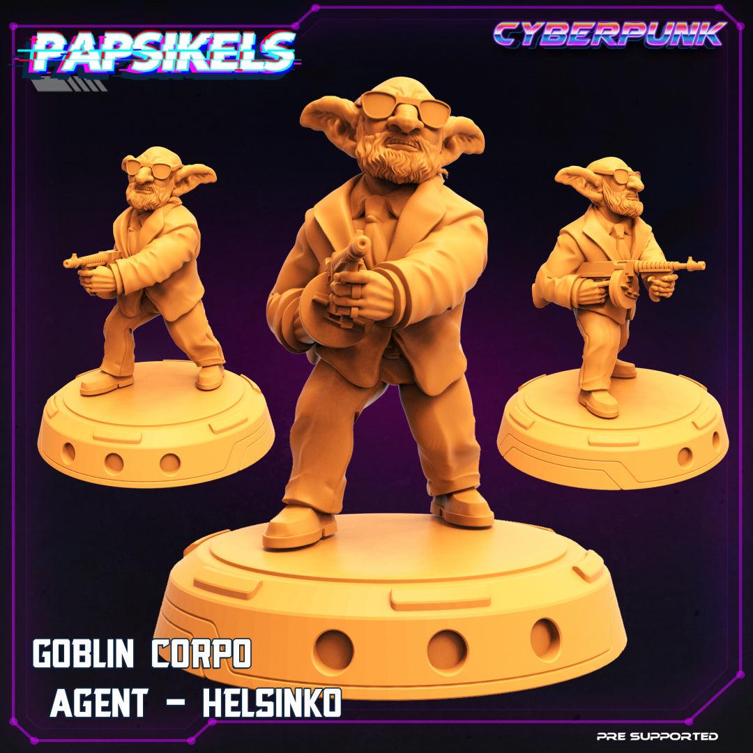 3D Printed Papsikels Sci-Fi Goblin Heist Set Corpo World  - 28mm 32mm - 3D Printing Boss 