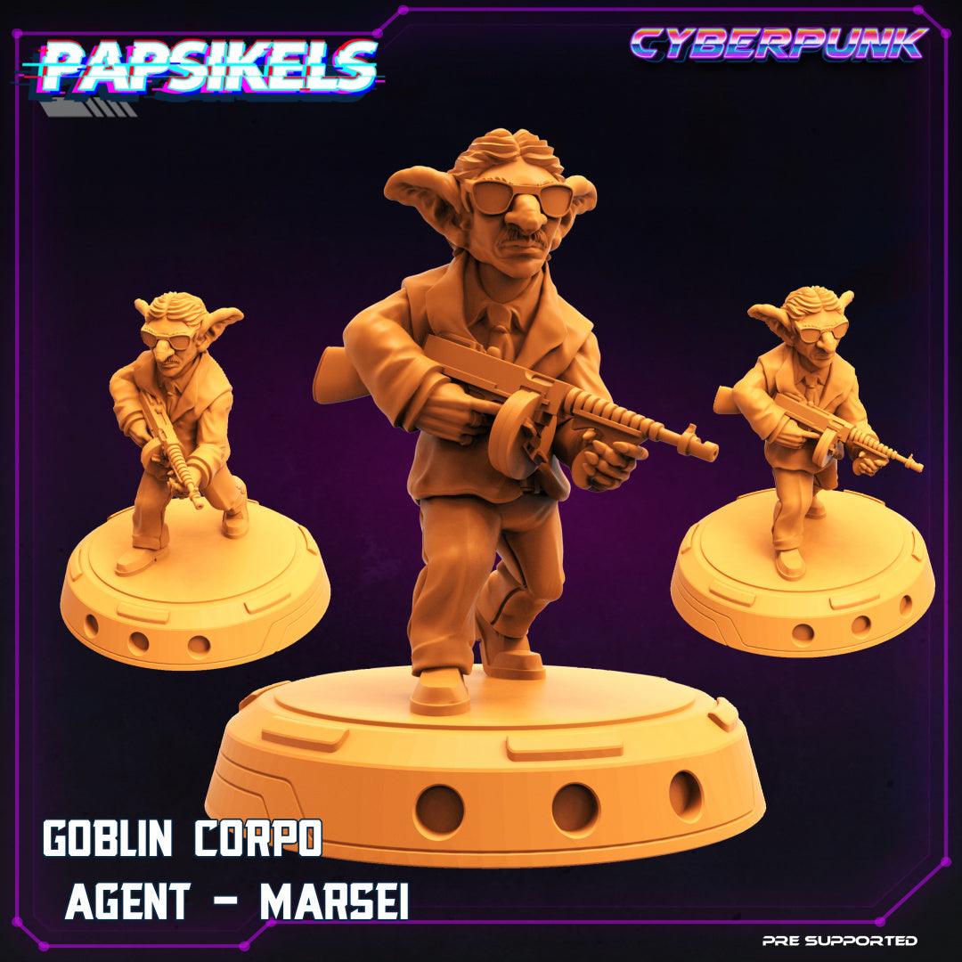 3D Printed Papsikels Sci-Fi Goblin Heist Set Corpo World  - 28mm 32mm - 3D Printing Boss 