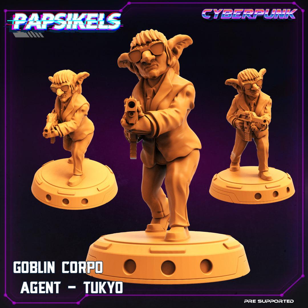 3D Printed Papsikels Sci-Fi Goblin Heist Set Corpo World  - 28mm 32mm - 3D Printing Boss 