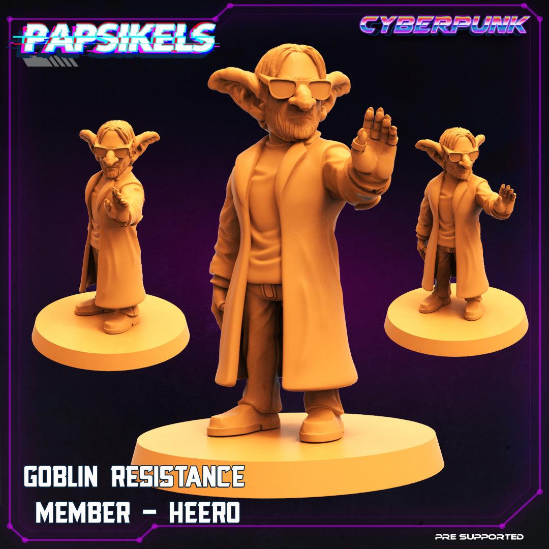 3D Printed Papsikels Sci-Fi Goblin Resistance Set Virtua Corpo World  - 28mm 32mm - 3D Printing Boss 