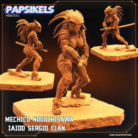 3D Printed Papsikels Sci-Fi Mechico Noguchisawa Iaido Sergio Clan - 28mm 32mm - 3D Printing Boss 