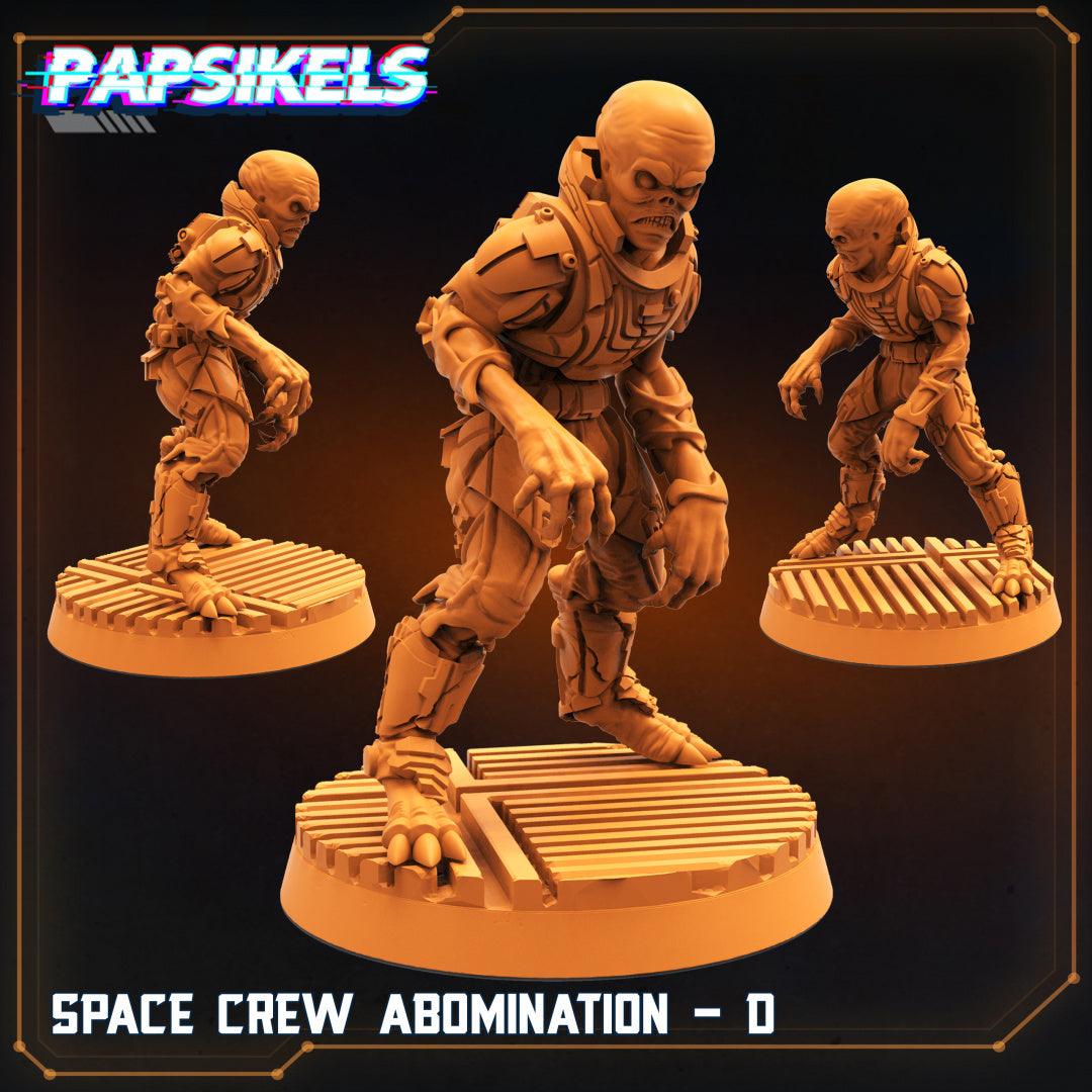 3D Printed Papsikels Sci-Fi Space Crew Abomination Set - 28mm 32mm - 3D Printing Boss 