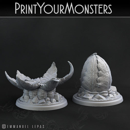 3D Printed Print Your Monsters Burrowed Leaftongue Tarantulas Carniflora Jungle Predators28mm - 32mm D&D Wargaming - 3D Printing Boss 