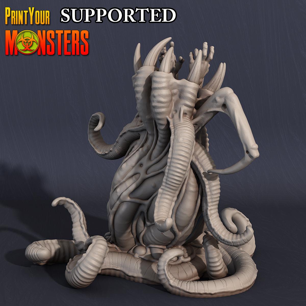 3D Printed Print Your Monsters Chaos Creature Set 28mm - 32mm D&D Wargaming - 3D Printing Boss 