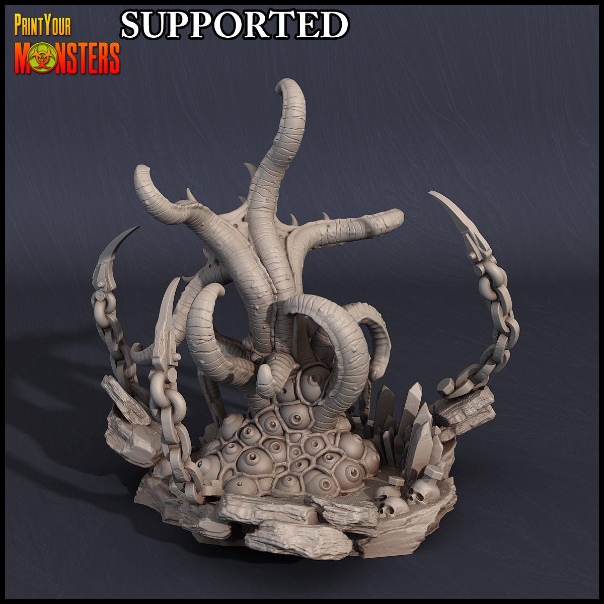 3D Printed Print Your Monsters Chaos Creature Set 28mm - 32mm D&D Wargaming - 3D Printing Boss 