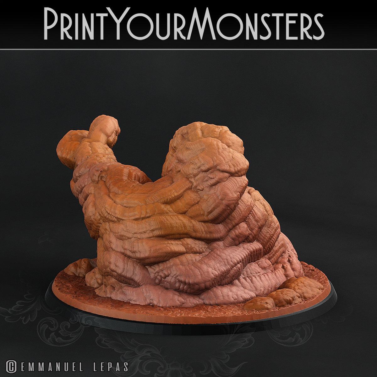 3D Printed Print Your Monsters Clay Golems - Total Golems 28mm - 32mm D&D Wargaming - 3D Printing Boss 